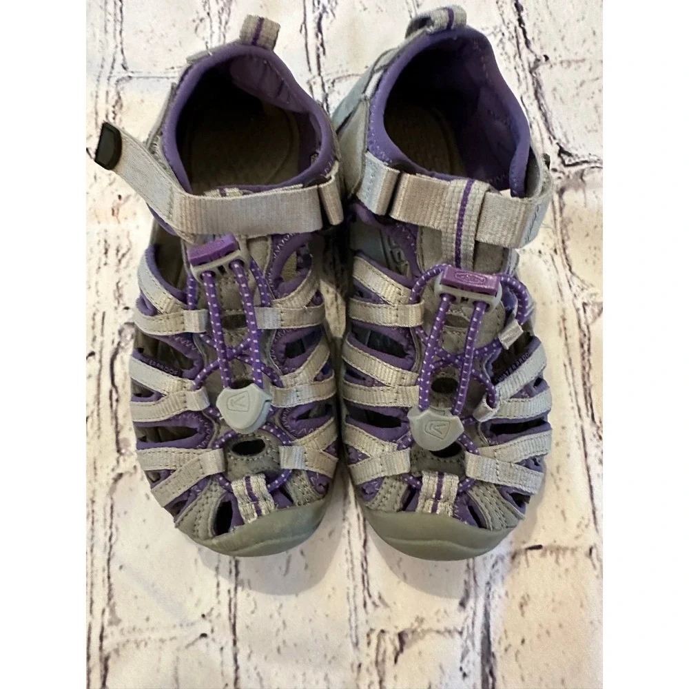 Girls keen‎ sandals size 13 gray purple